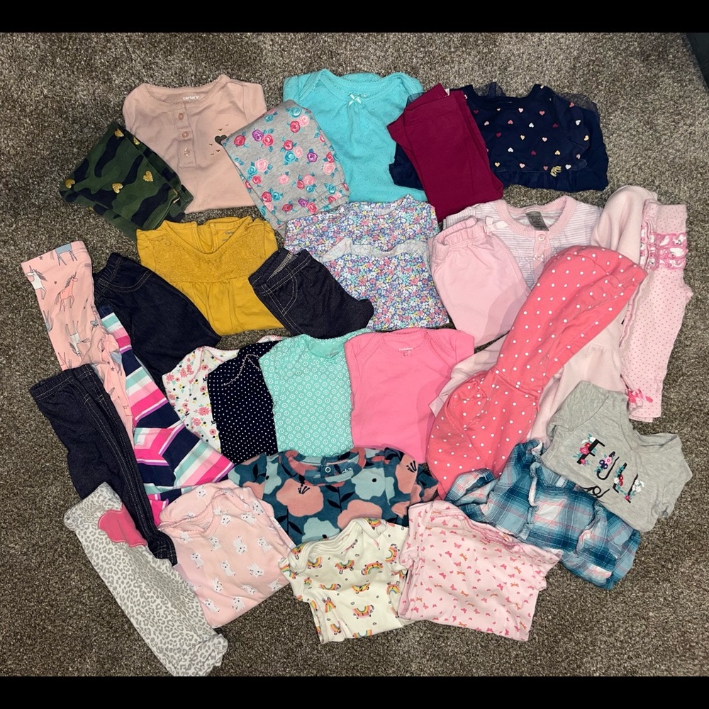 HUGE 6-9 month girls fall/winter clothing lot